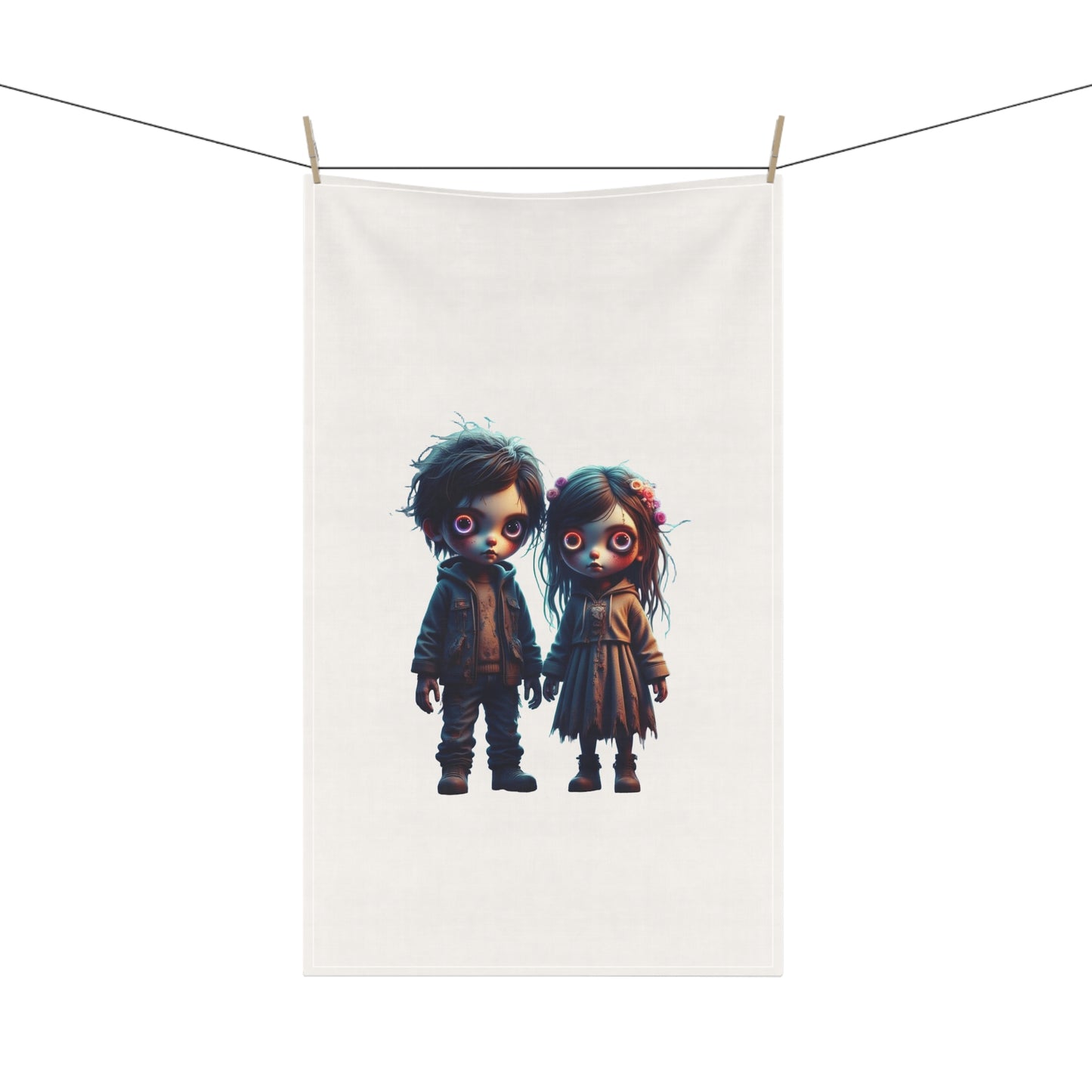 Tiny Terrors Timmy & Tina, Tea Towels (cotton, poly)