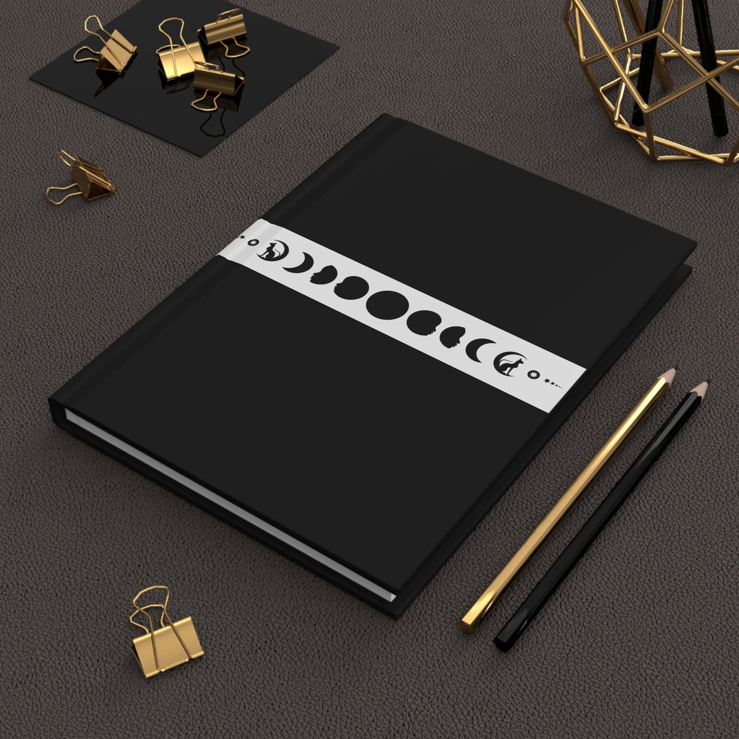 Lunar Phases Notebook - Celestial Journal for Stargazers, Moon Lovers, Creative Writing, Gift Idea for Artists, Unique Stationery