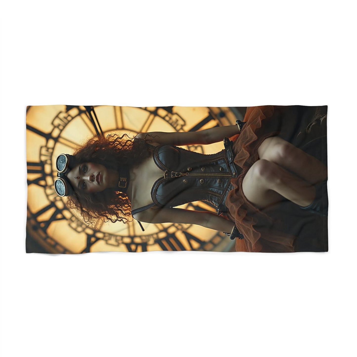 Steampunk Beach Towel - Vintage Style, Summer Essential, Poolside Accessory, Outdoor Fun, Gift Idea