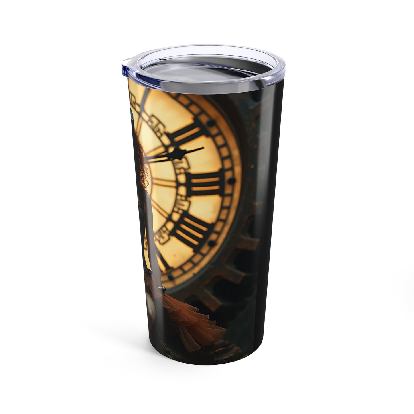 Steampunk Queen Tumbler 20oz | Unique Travel Mug, Gift for Her, Vintage Style, Coffee Cup, Cold Drink Holder
