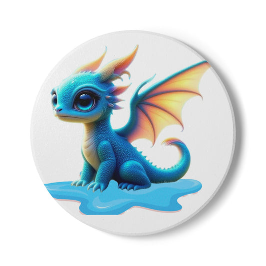 Ceramic Coaster, Baby Dragon Sky, Unique Gifts, Cool Designs