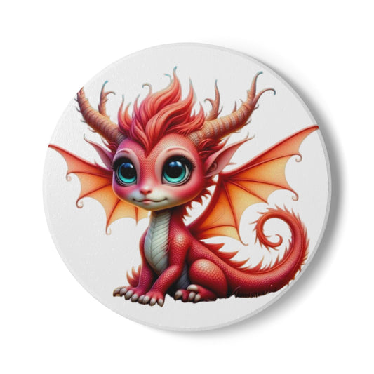 Ceramic Coaster, Baby Dragon China, Unique Gifts, Cool Designs