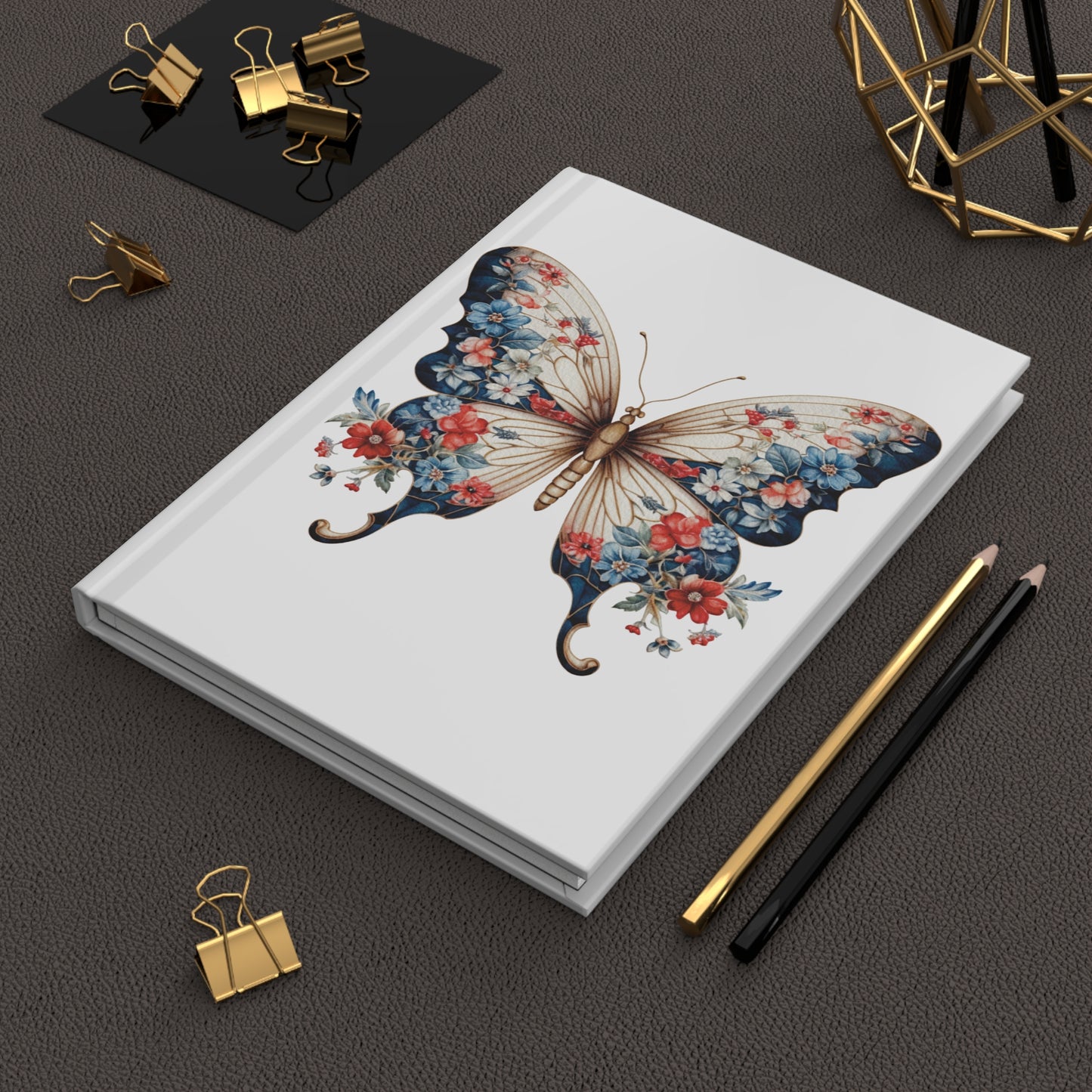 Floral Country Butterfly Journal | Colorful Hardcover Notebook for Creative Writing, Gift for Artists, Nature Lovers, and Students