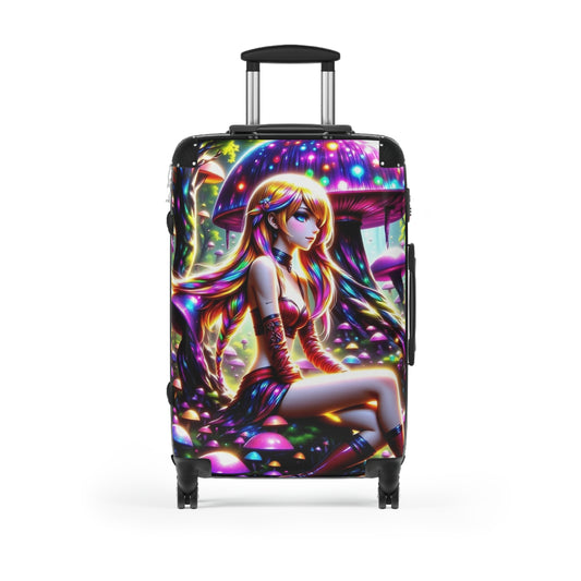 Sexy Anime Alice in Wonderland, Fantasy Luggage, Stylish Travel Suitcase, Adventure Bag, Novelty Carry-On, Perfect for Travelers, Gift for Travelers