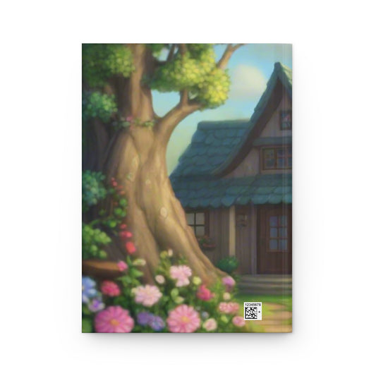 Whimsical Pink Dragon Hardcover Journal, Cute Dragon Diary, Fantasy Journal, Gift for Kids, Dreamy Notebook, Creative Writing