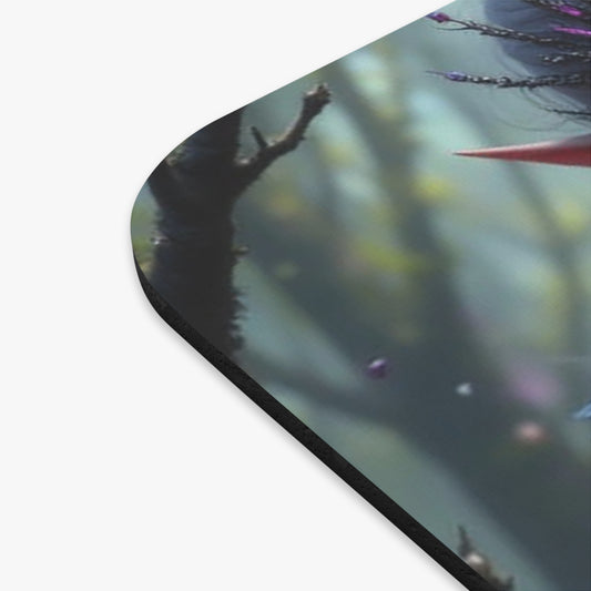 Enchanted Forest Mouse Pad - Mystic Elf Design, Gamer Gift, Fantasy Home Office Decor, Computer Accessory, Unique Desk Decor
