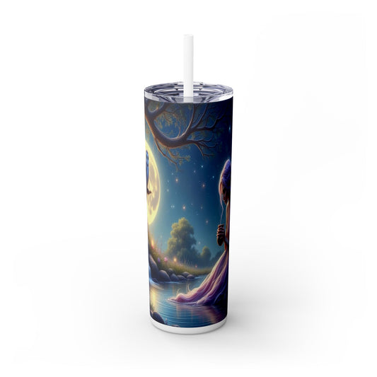 Zodiac Virgo Tumbler with Straw, 20oz