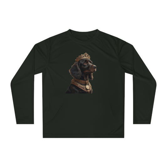 Royal Pup Long Sleeve Shirt, Unisex Dog Lover Tee, Pet Apparel, Funny Gift for Dog Owners, Casual Wear, Animal Lovers Shirt