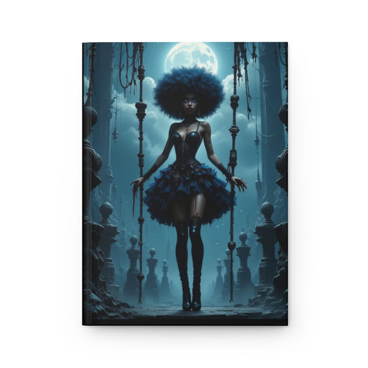 Elegant Fantasy Hardcover Journal - Moonlit Design, Gothic Writing Notebook, Gift for Artists, Creative Journal, Planning Diary