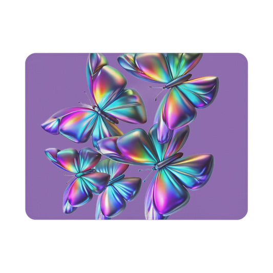 Colorful Butterfly Toddler Blanket, Soft and Cozy Baby Throw, Nursery Decor, Child's Gift, Purple Springtime Blanket