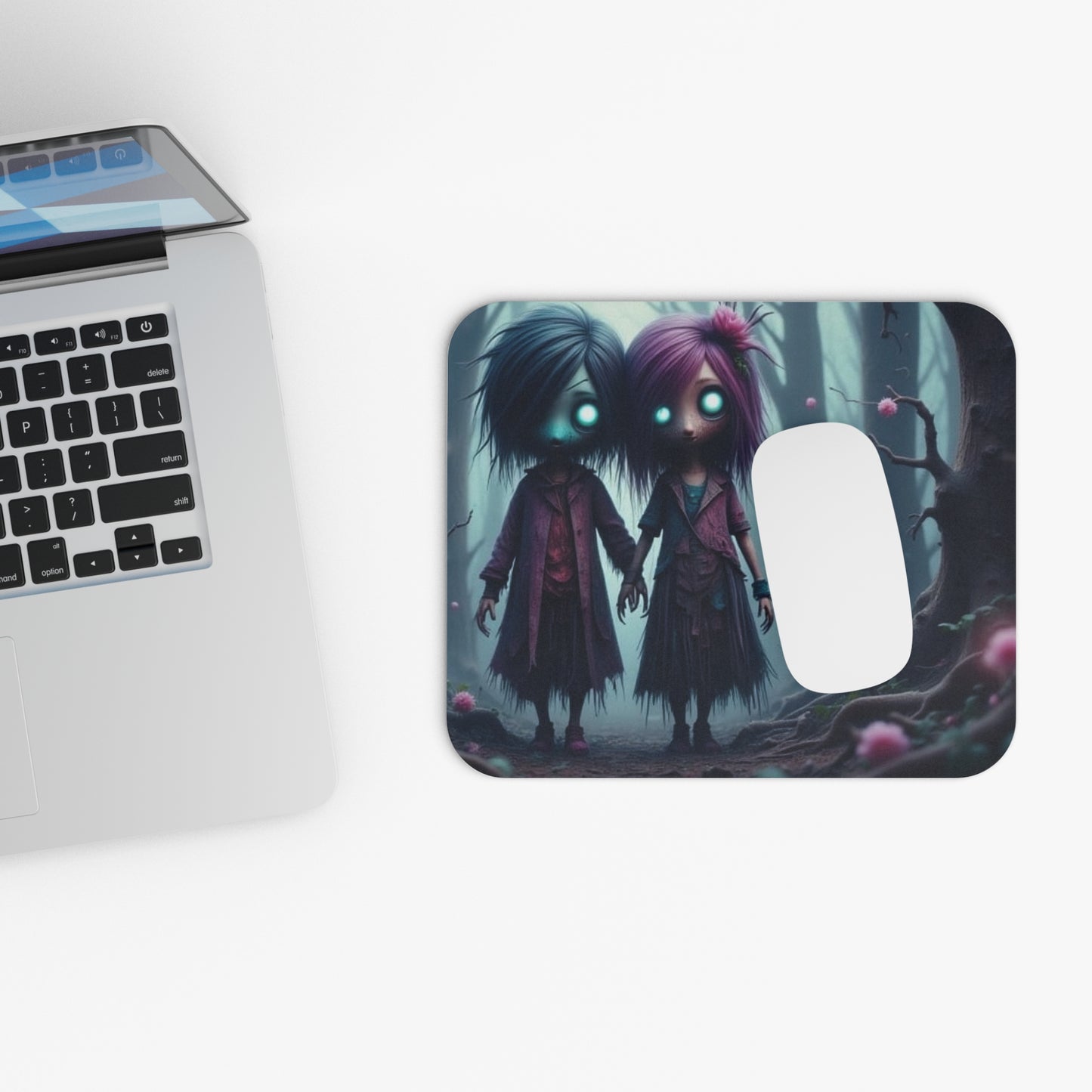 Enchanting Gothic Mouse Pad - Perfect Gift for Horror Lovers, Office Decor, Gaming Accessory, Halloween, Unique Desk Mat