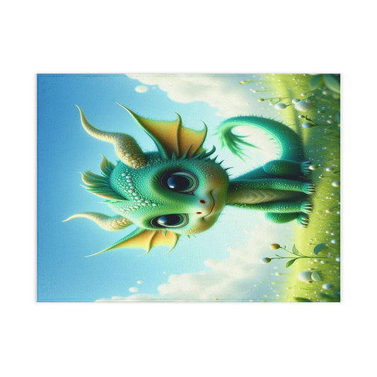 Magical Dragon Toddler Blanket, Cozy Nursery Decor, Gift for Kids, Fantasy Themed Blanket, Perfect Baby Shower Gift