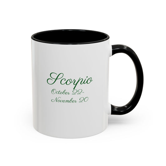 Astrology Scorpio Accent Coffee Mug (11, 15oz)