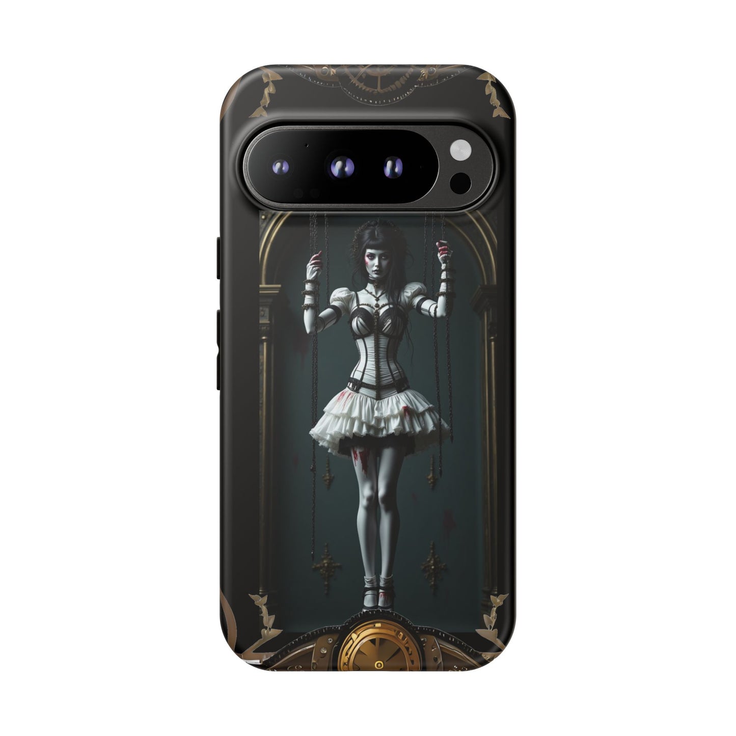 Steampunk Phone Case, Designer Phone Cover, Artistic Mobile Case, Gothic Horror Phone Case