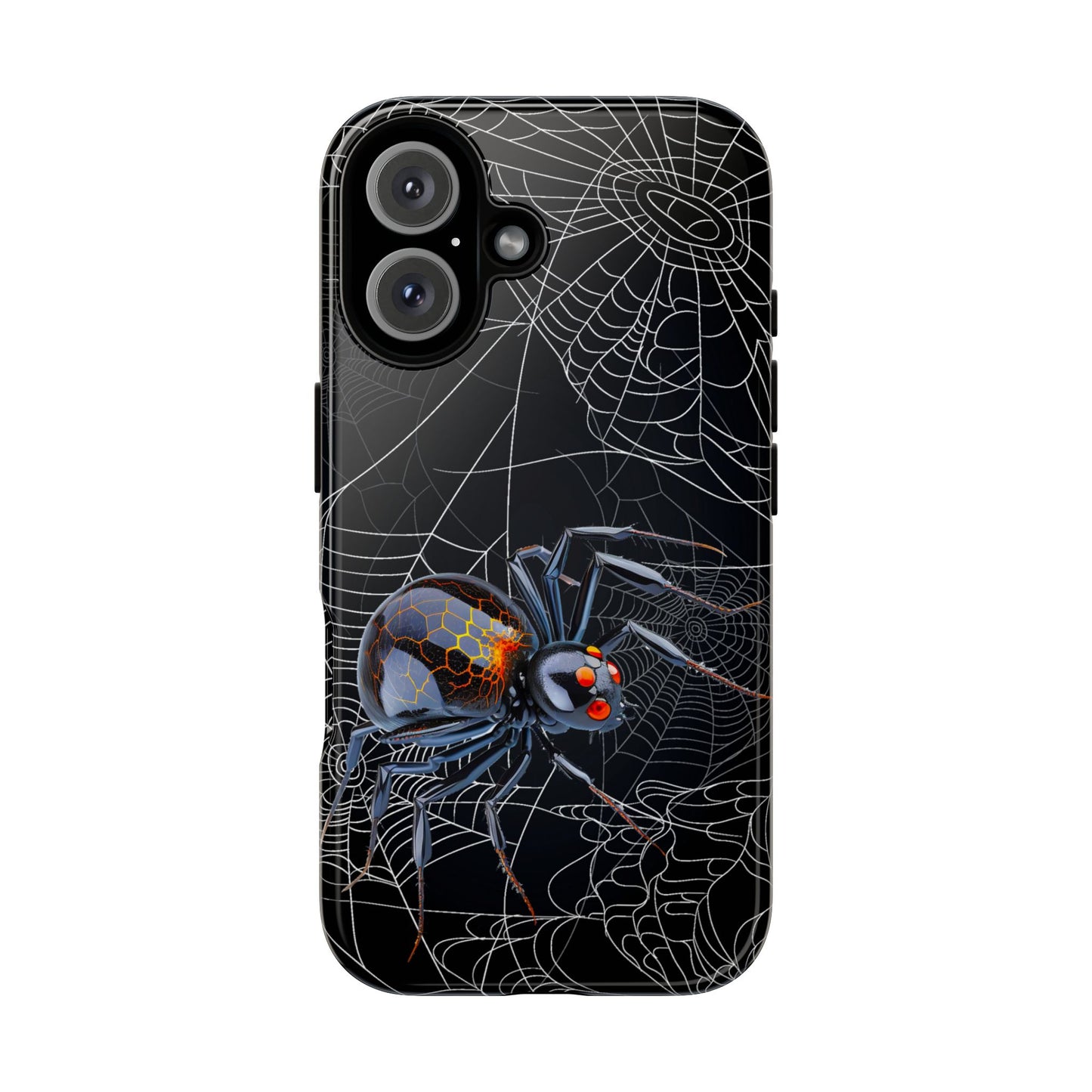 Spider Web Phone Case - Tough Cases for Halloween, Spooky Decor, Gift for Teens, Gothic Style, Unique Customizable Covers