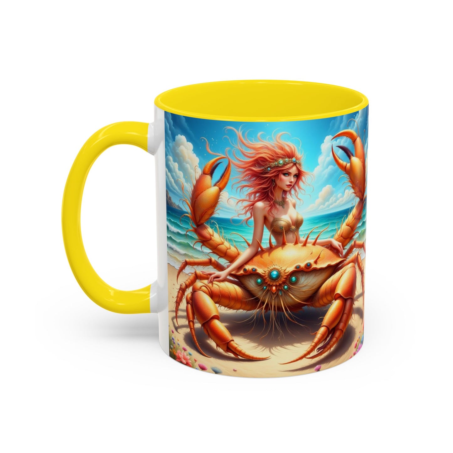 Astrology Cancer, Accent Coffee Mug (11, 15oz)