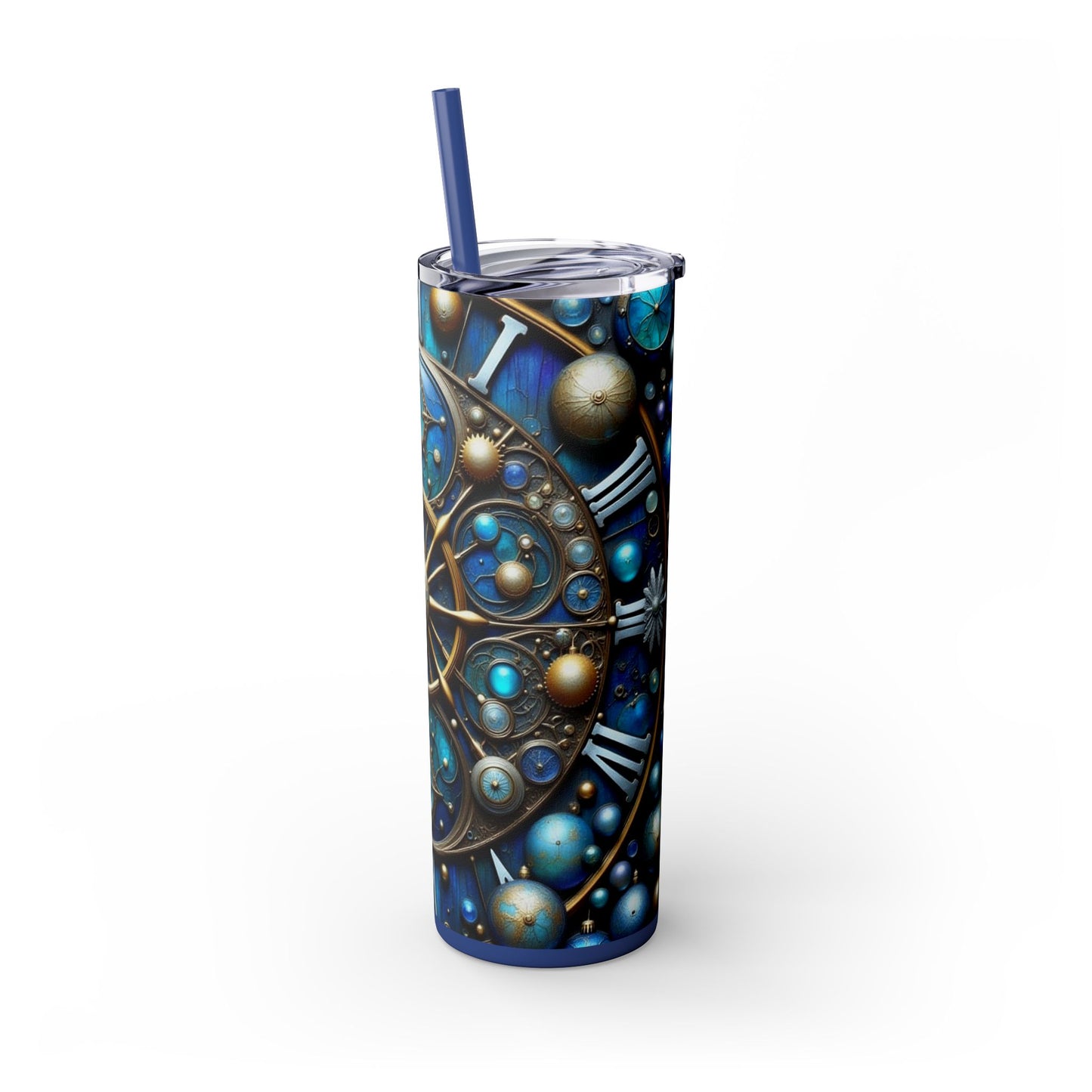 Galactic Clock Skinny Tumbler, 20oz | Space Theme Travel Mug | Ideal Gift for Astronomers | Cosmic Decor | Unique Birthday Present | [...]