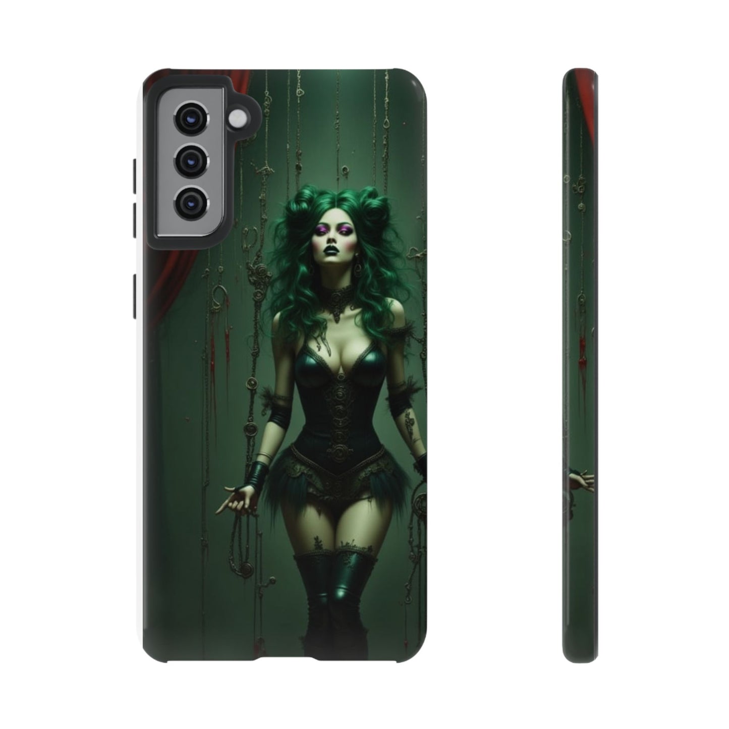 Gothic Phone Case for Tough Souls, Dark Aesthetic, Halloween Gift, Alternative Fashion, Unique Mobile Accessory