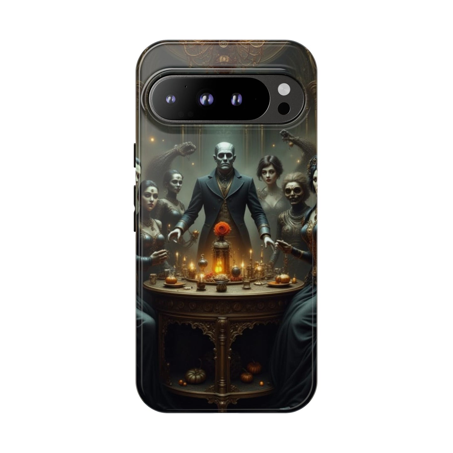 Gothic Phone Case, Unique Tough Cases, Dark Aesthetic Accessories, Perfect Gift for Halloween, Stylish Tech Protection