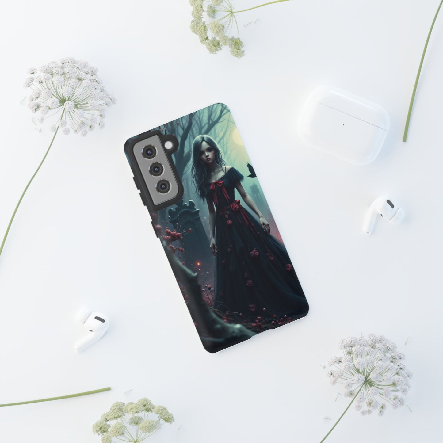 Vampire Phone Case, Teen Vampires, Gothic Horror, Creepy Designs, Tough Phone Case