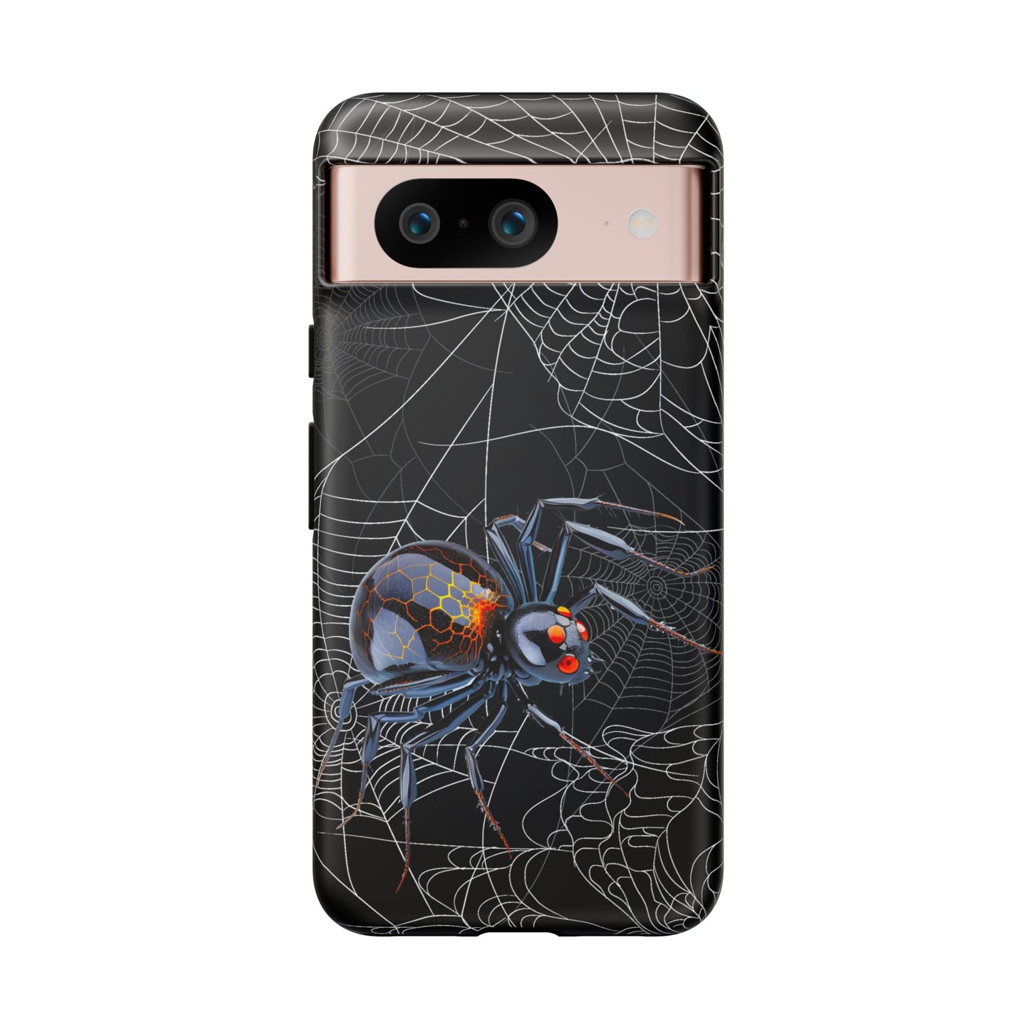 Spider Web Phone Case - Tough Cases for Halloween, Spooky Decor, Gift for Teens, Gothic Style, Unique Customizable Covers