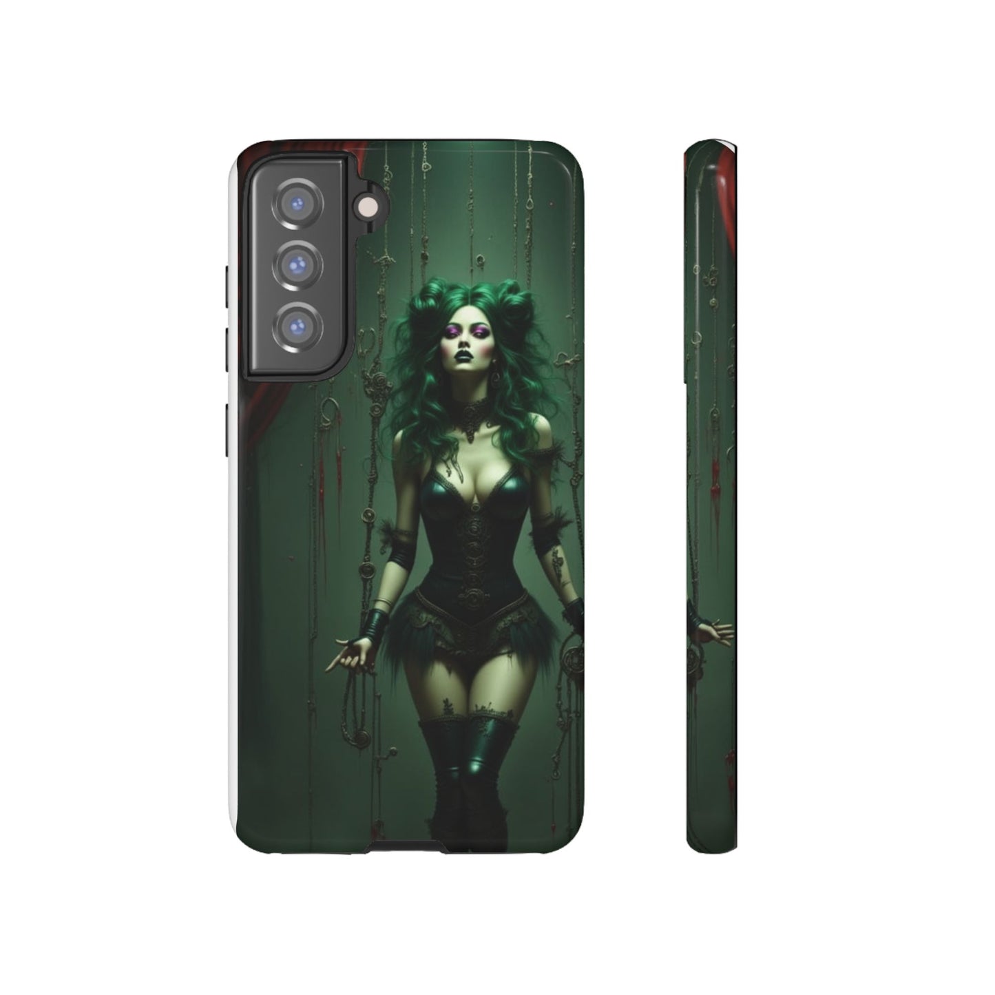 Gothic Phone Case for Tough Souls, Dark Aesthetic, Halloween Gift, Alternative Fashion, Unique Mobile Accessory