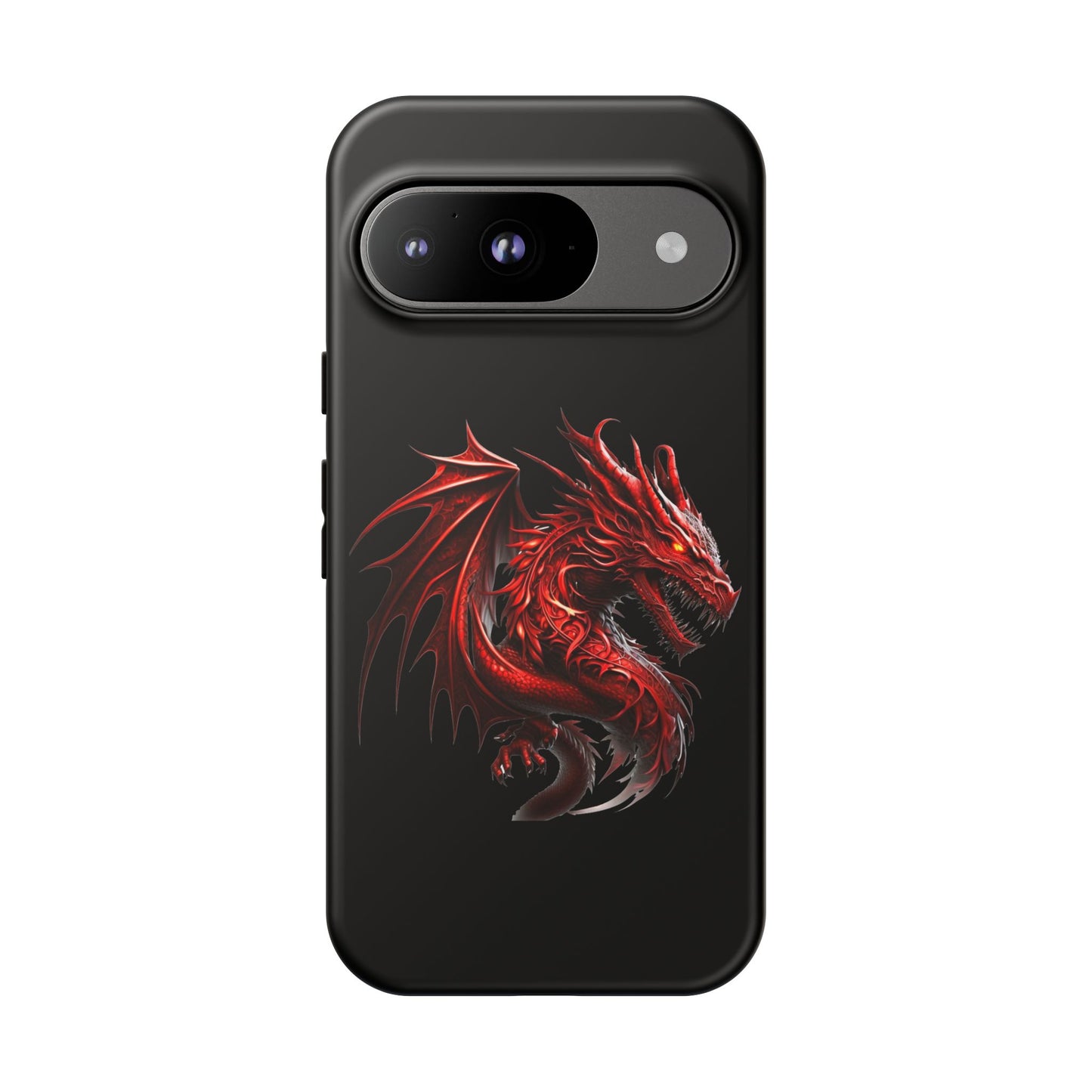 Red Dragon Phone Case, Fantasy Case, Tough Phone Cover, Gift for Gamers, Dragon Lover, Unique Mobile Accessory