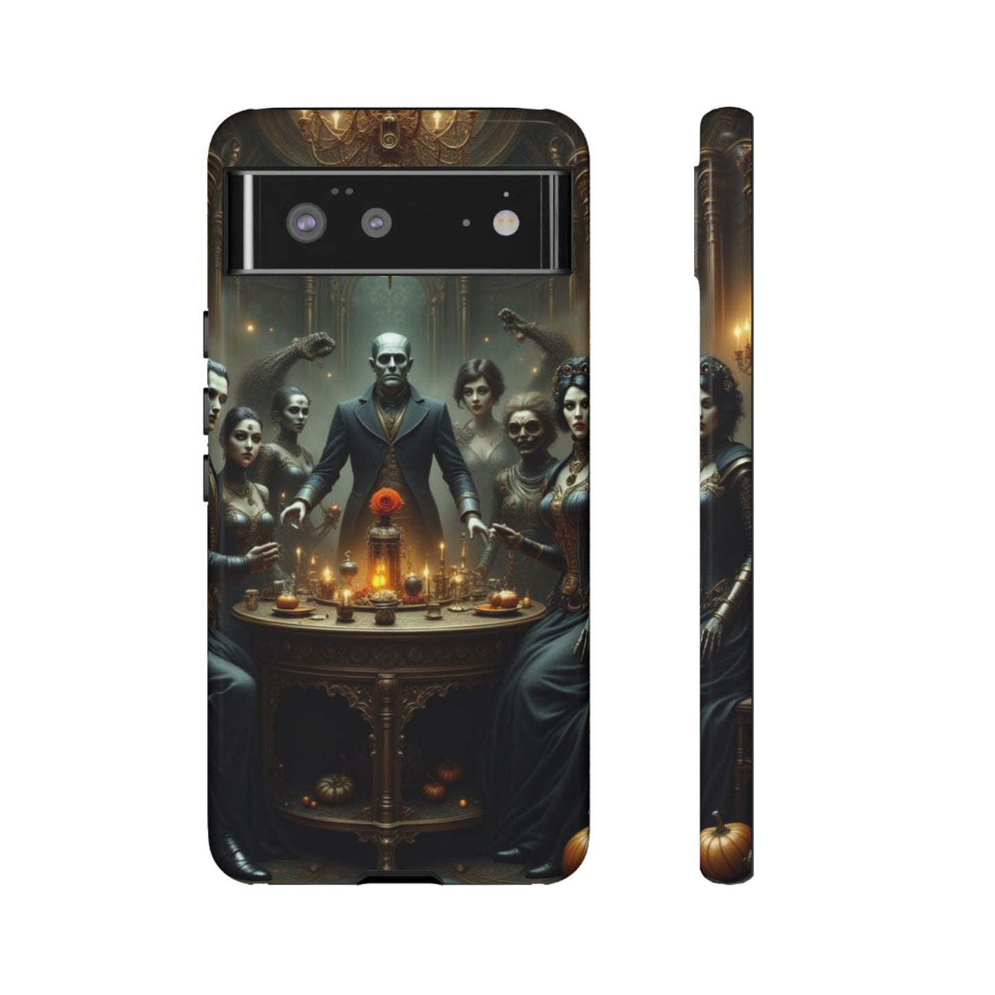 Gothic Phone Case, Unique Tough Cases, Dark Aesthetic Accessories, Perfect Gift for Halloween, Stylish Tech Protection