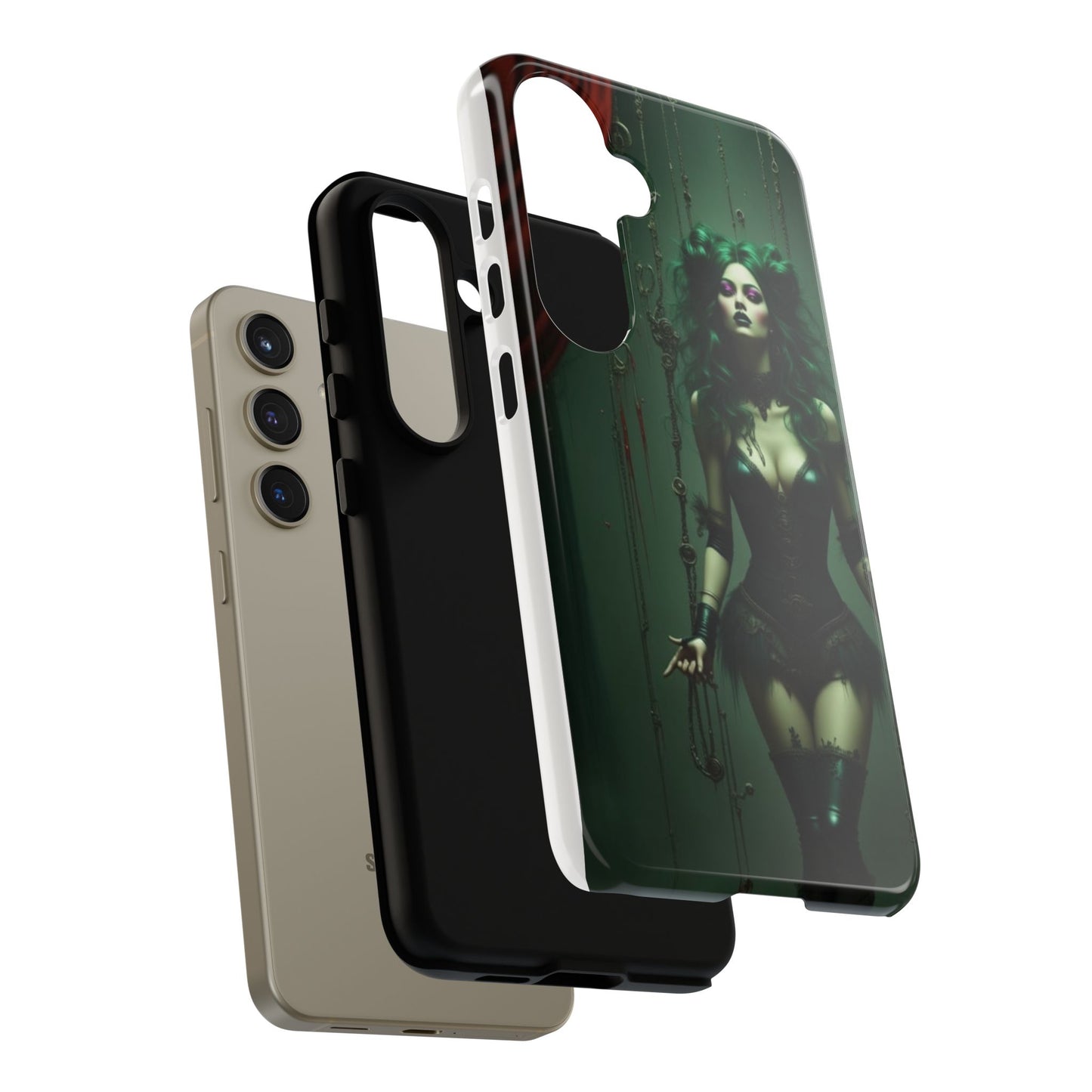 Gothic Phone Case for Tough Souls, Dark Aesthetic, Halloween Gift, Alternative Fashion, Unique Mobile Accessory