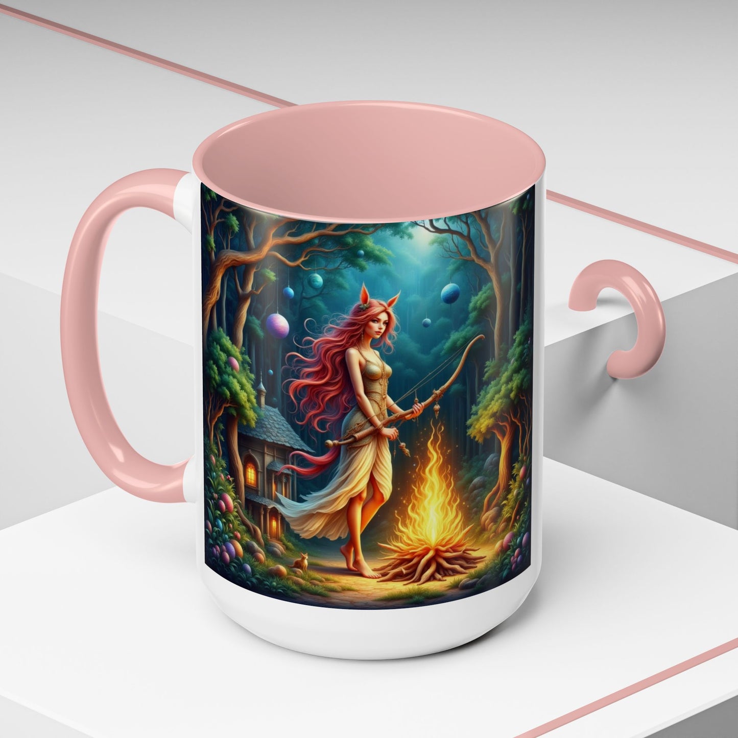 Astrology Sagittarius Accent Coffee Mug (11, 15oz)