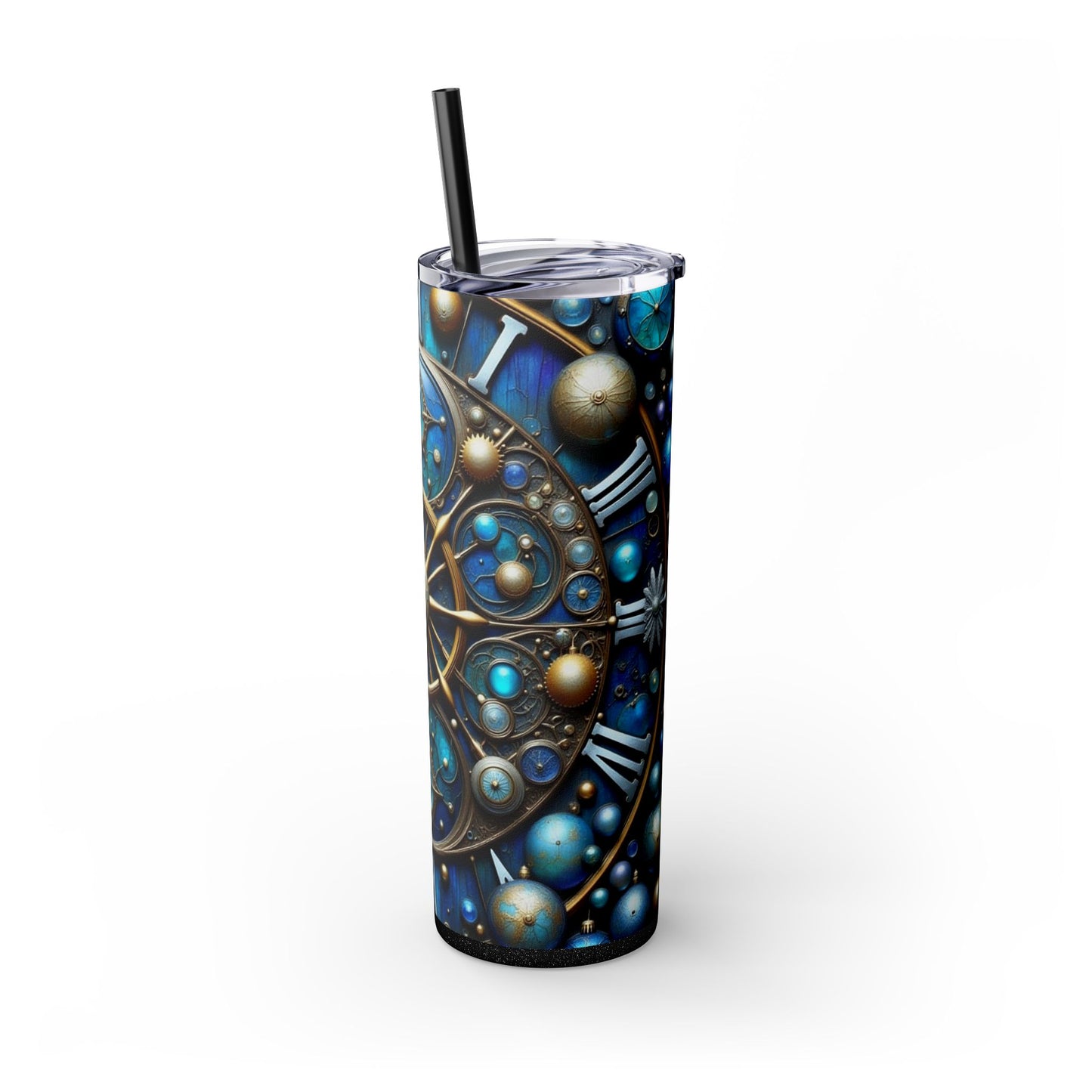 Galactic Clock Skinny Tumbler, 20oz | Space Theme Travel Mug | Ideal Gift for Astronomers | Cosmic Decor | Unique Birthday Present | [...]