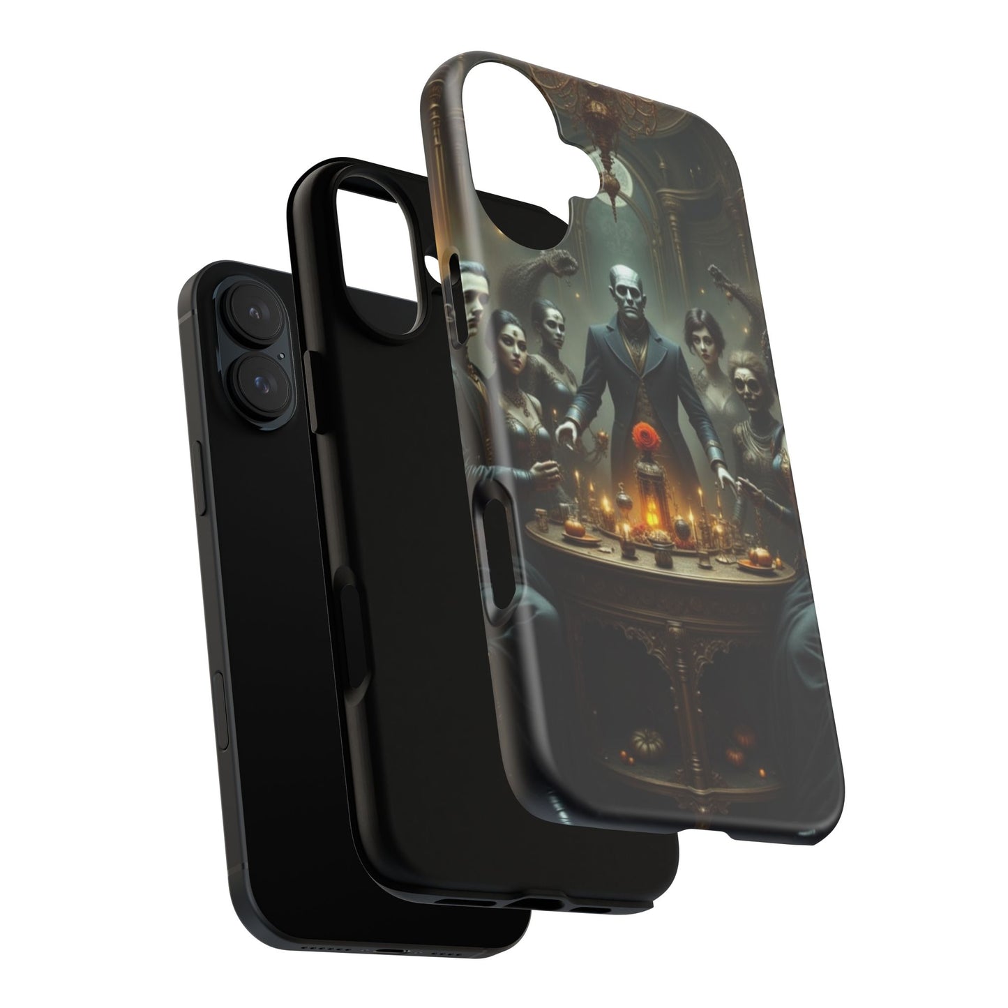 Gothic Phone Case, Unique Tough Cases, Dark Aesthetic Accessories, Perfect Gift for Halloween, Stylish Tech Protection