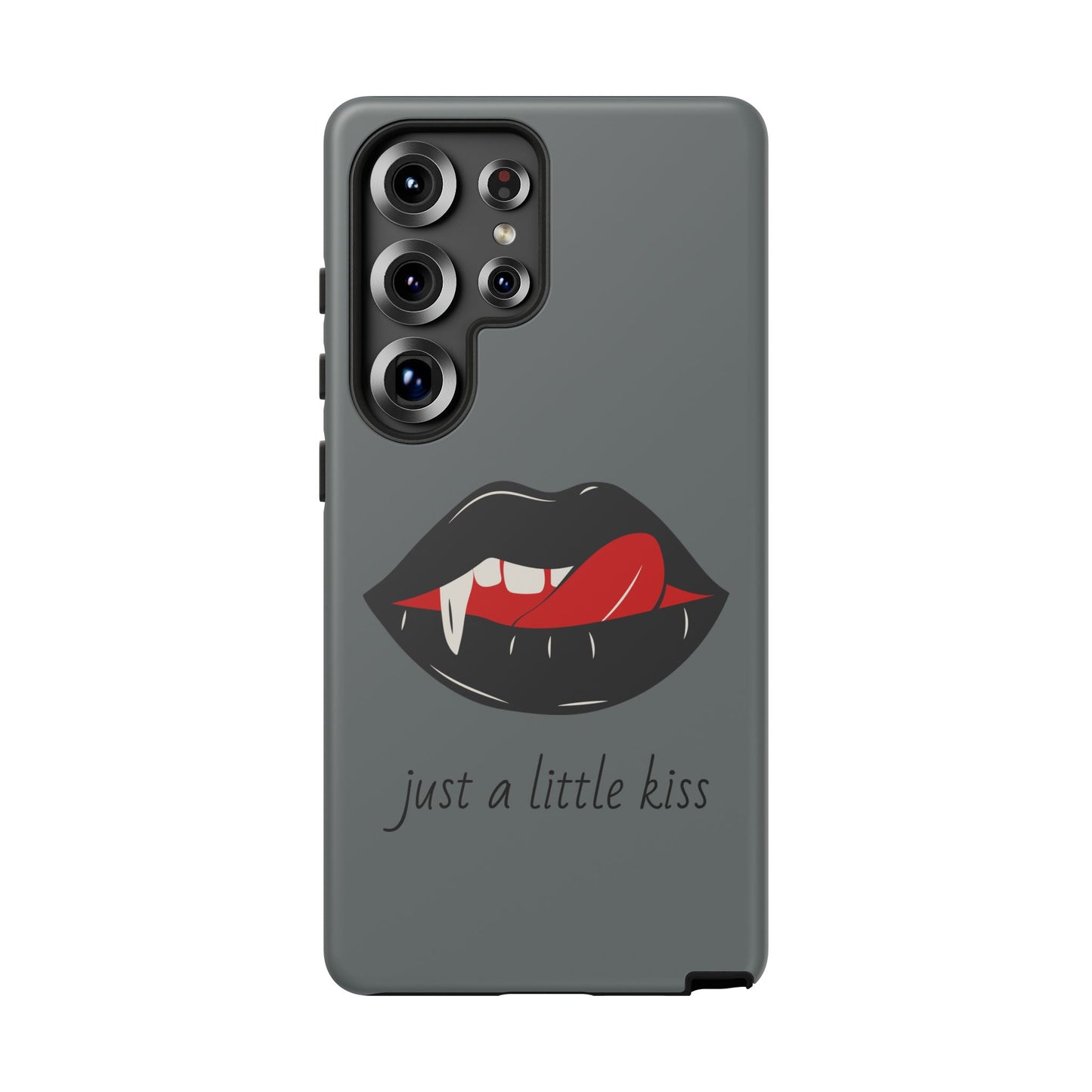 Vampire Lip Phone Case, Edgy Tech Accessories, Halloween Gifts, Goth Aesthetic, Quirky Cell Phone Cover