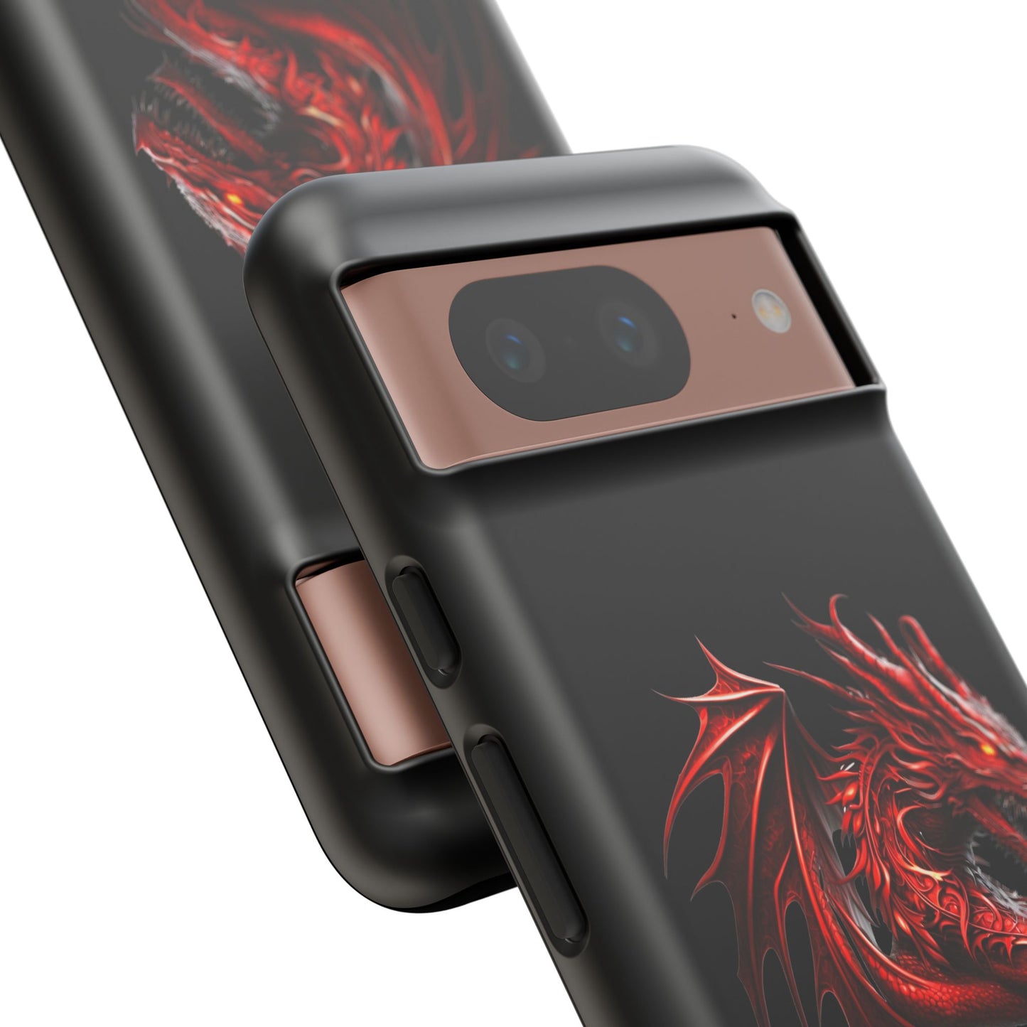 Red Dragon Phone Case, Fantasy Case, Tough Phone Cover, Gift for Gamers, Dragon Lover, Unique Mobile Accessory