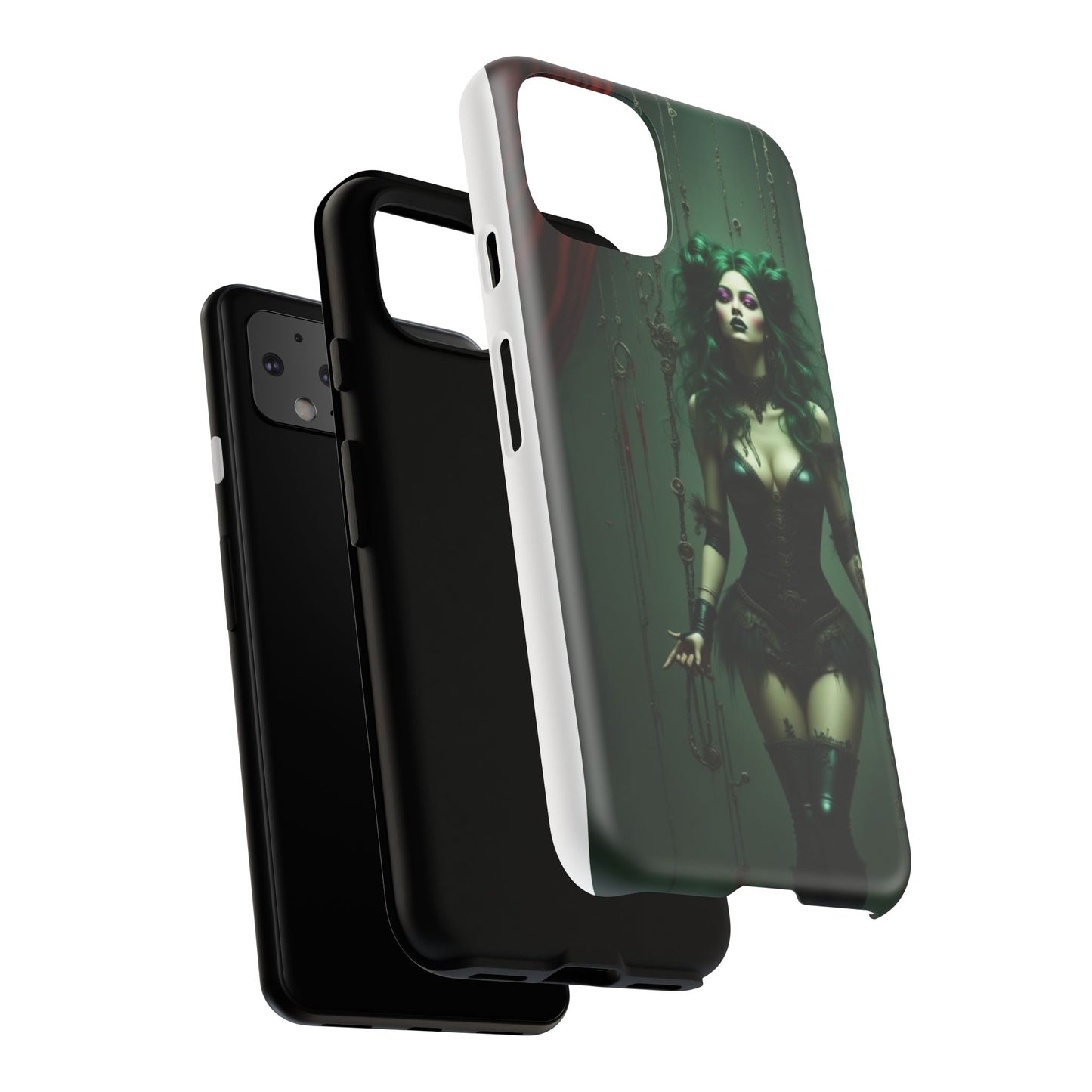 Gothic Phone Case for Tough Souls, Dark Aesthetic, Halloween Gift, Alternative Fashion, Unique Mobile Accessory