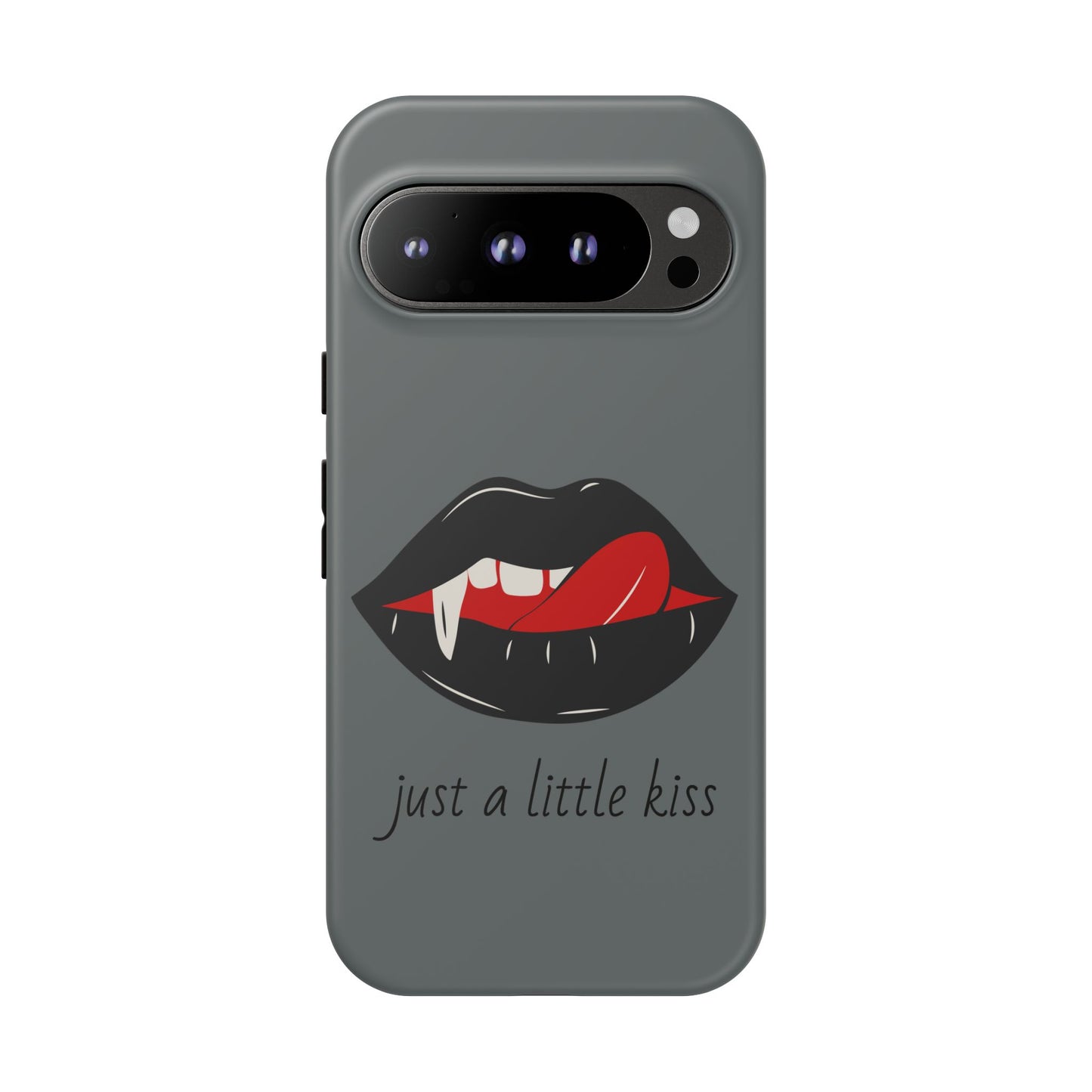 Vampire Lip Phone Case, Edgy Tech Accessories, Halloween Gifts, Goth Aesthetic, Quirky Cell Phone Cover