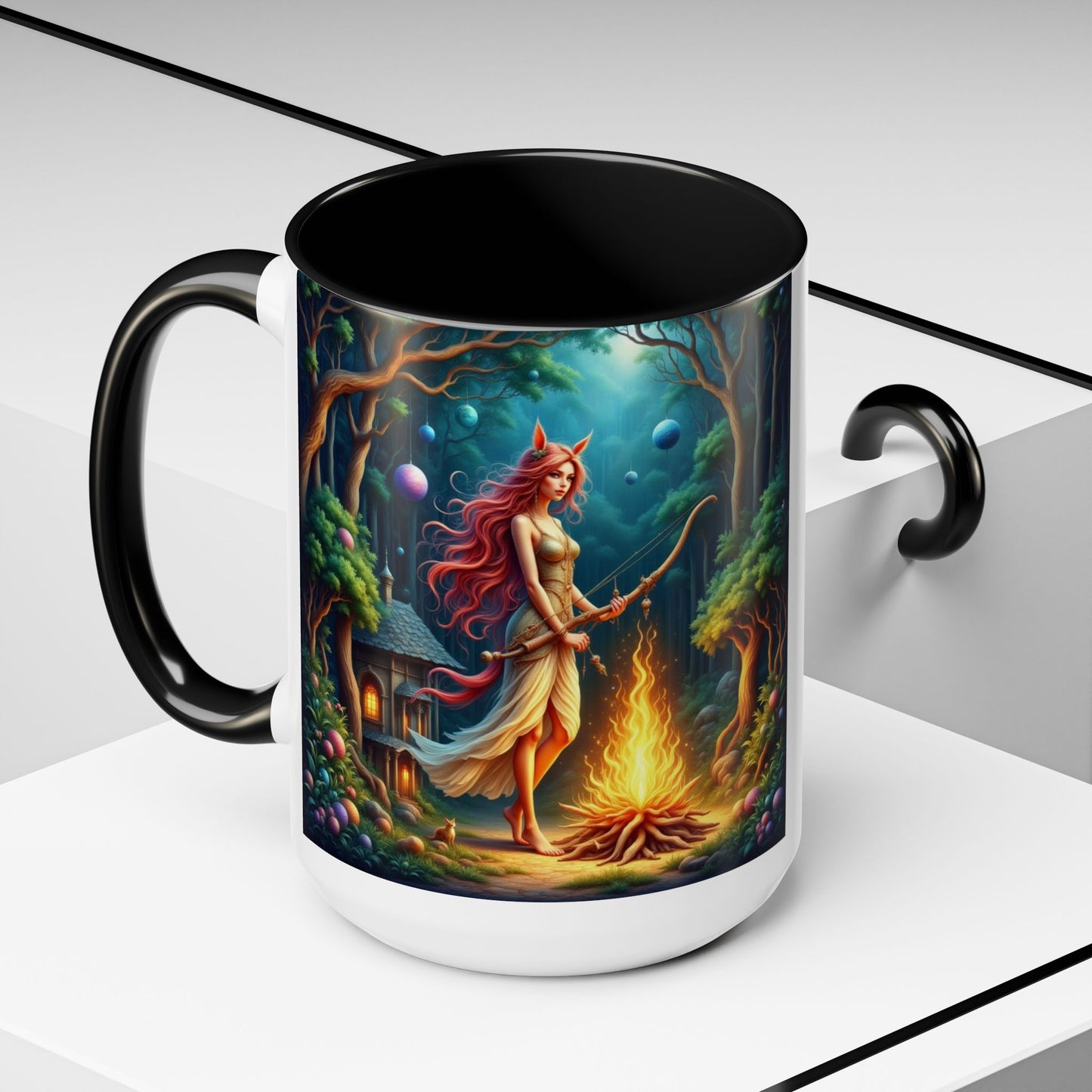 Astrology Sagittarius Accent Coffee Mug (11, 15oz)