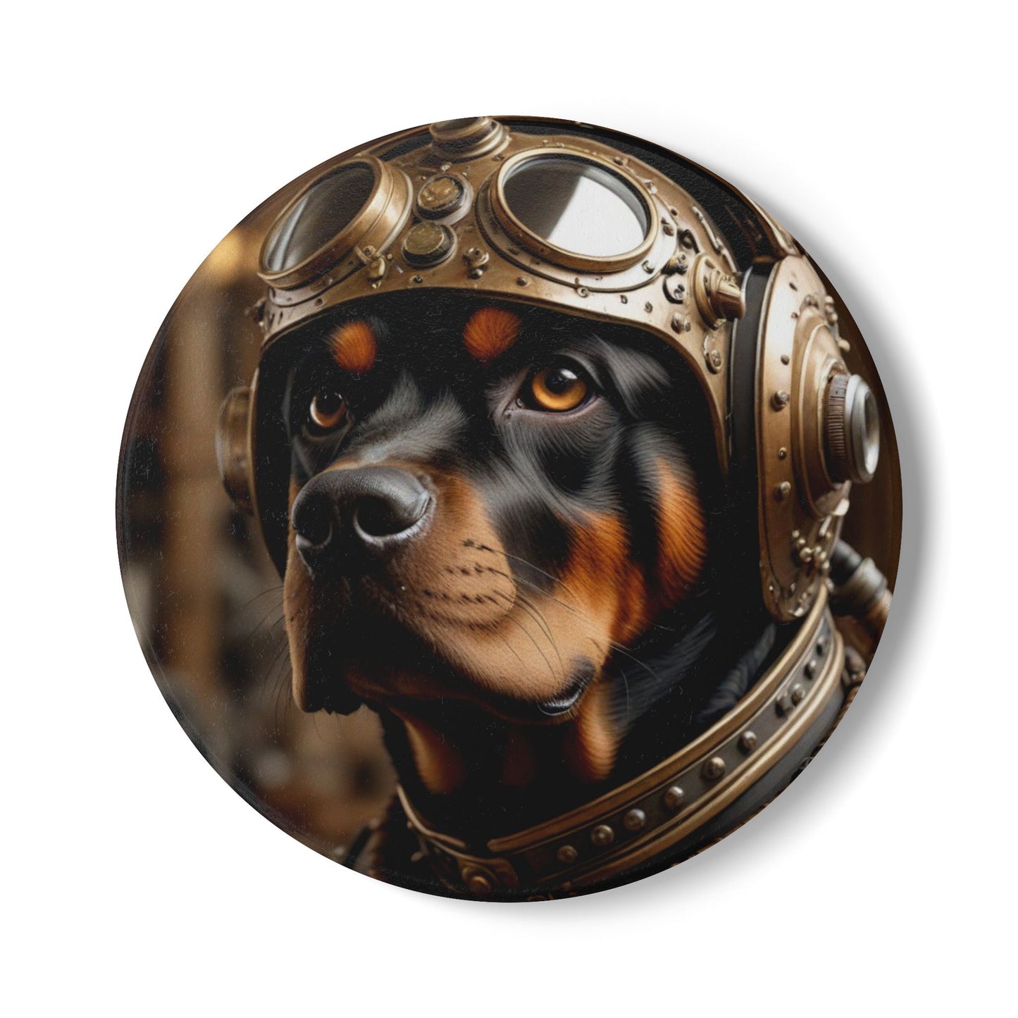 Ceramic Coaster, Steampunk Rottweiler, Steampunk, Dogs, Unique Designs, Gift Ideas