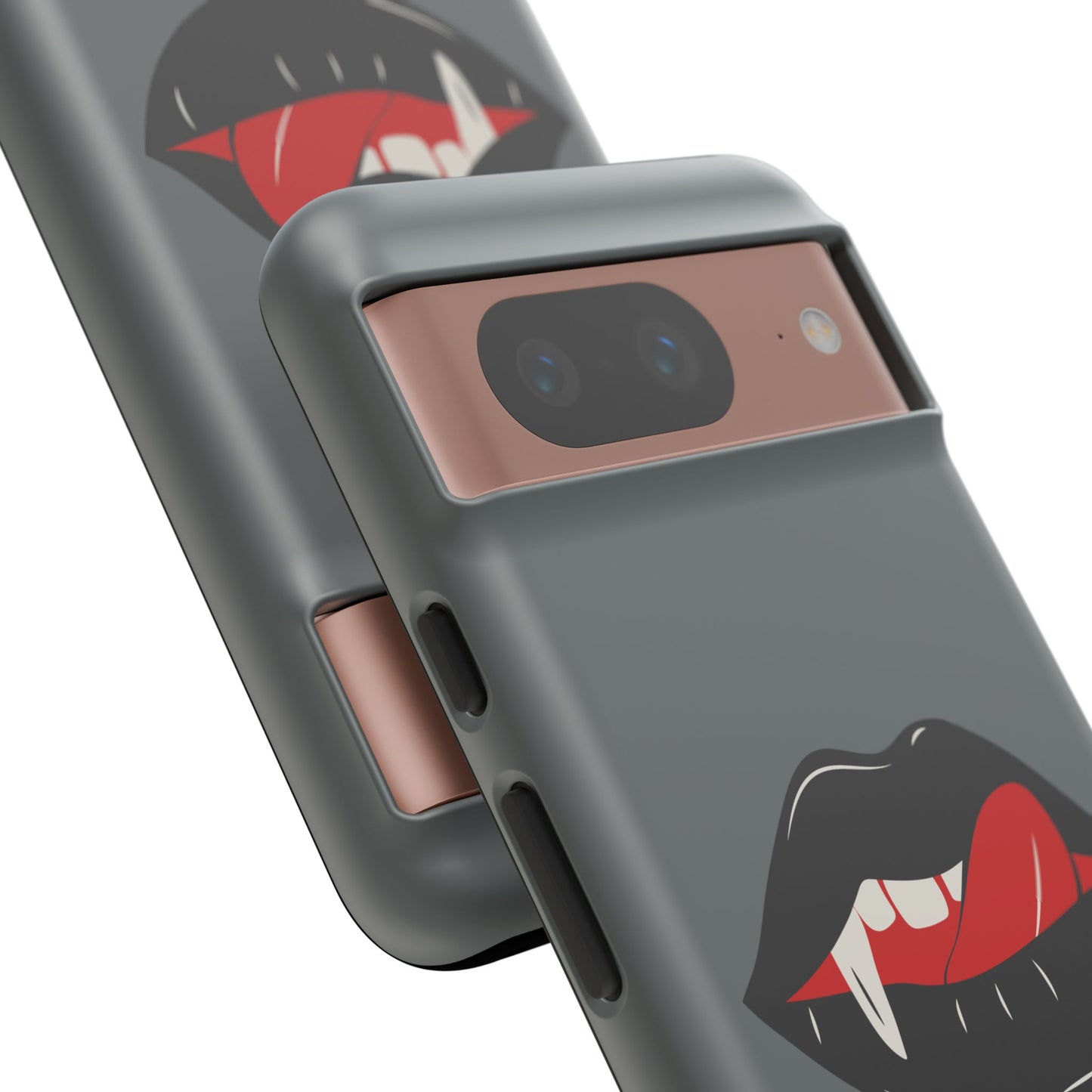 Vampire Lip Phone Case, Edgy Tech Accessories, Halloween Gifts, Goth Aesthetic, Quirky Cell Phone Cover