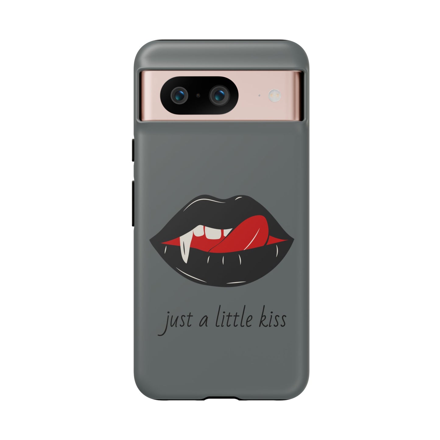 Vampire Lip Phone Case, Edgy Tech Accessories, Halloween Gifts, Goth Aesthetic, Quirky Cell Phone Cover
