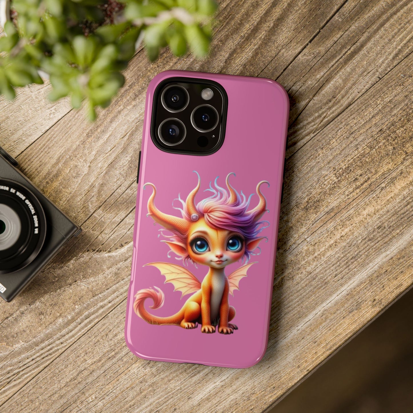 Dragon-Themed Phone Case, Cute Fantasy Phone Cover, Gifts for Kids, Magical Dragon Design, Birthday Present, Phone Accessories