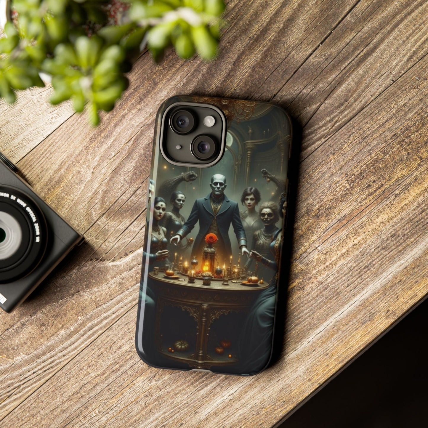 Gothic Phone Case, Unique Tough Cases, Dark Aesthetic Accessories, Perfect Gift for Halloween, Stylish Tech Protection