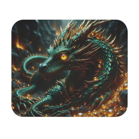 Dragon-Inspired Mouse Pad, Fantasy Desk Accessory, Gamer Gift, Office Decor, Unique Gift for Dragon Lovers