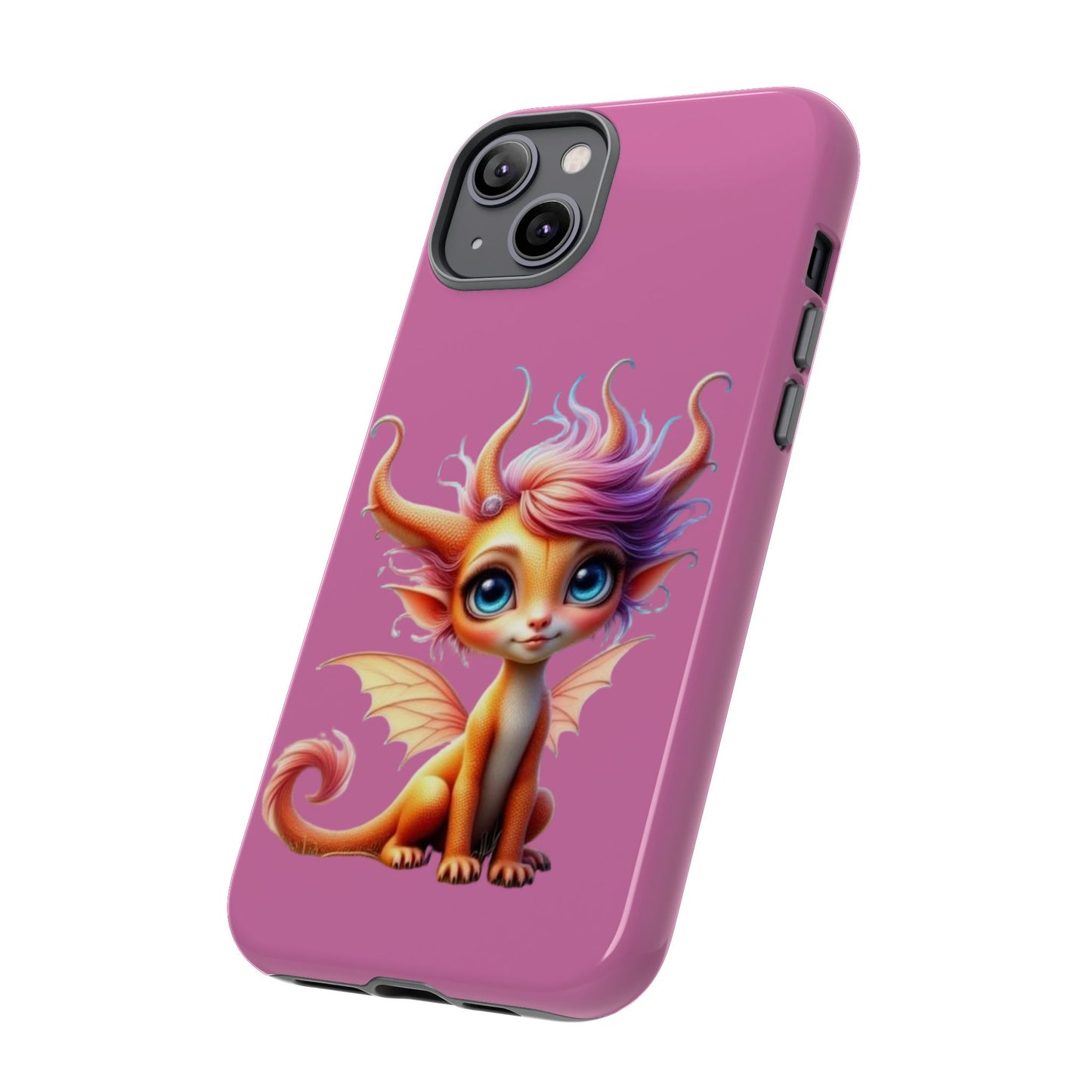Dragon-Themed Phone Case, Cute Fantasy Phone Cover, Gifts for Kids, Magical Dragon Design, Birthday Present, Phone Accessories