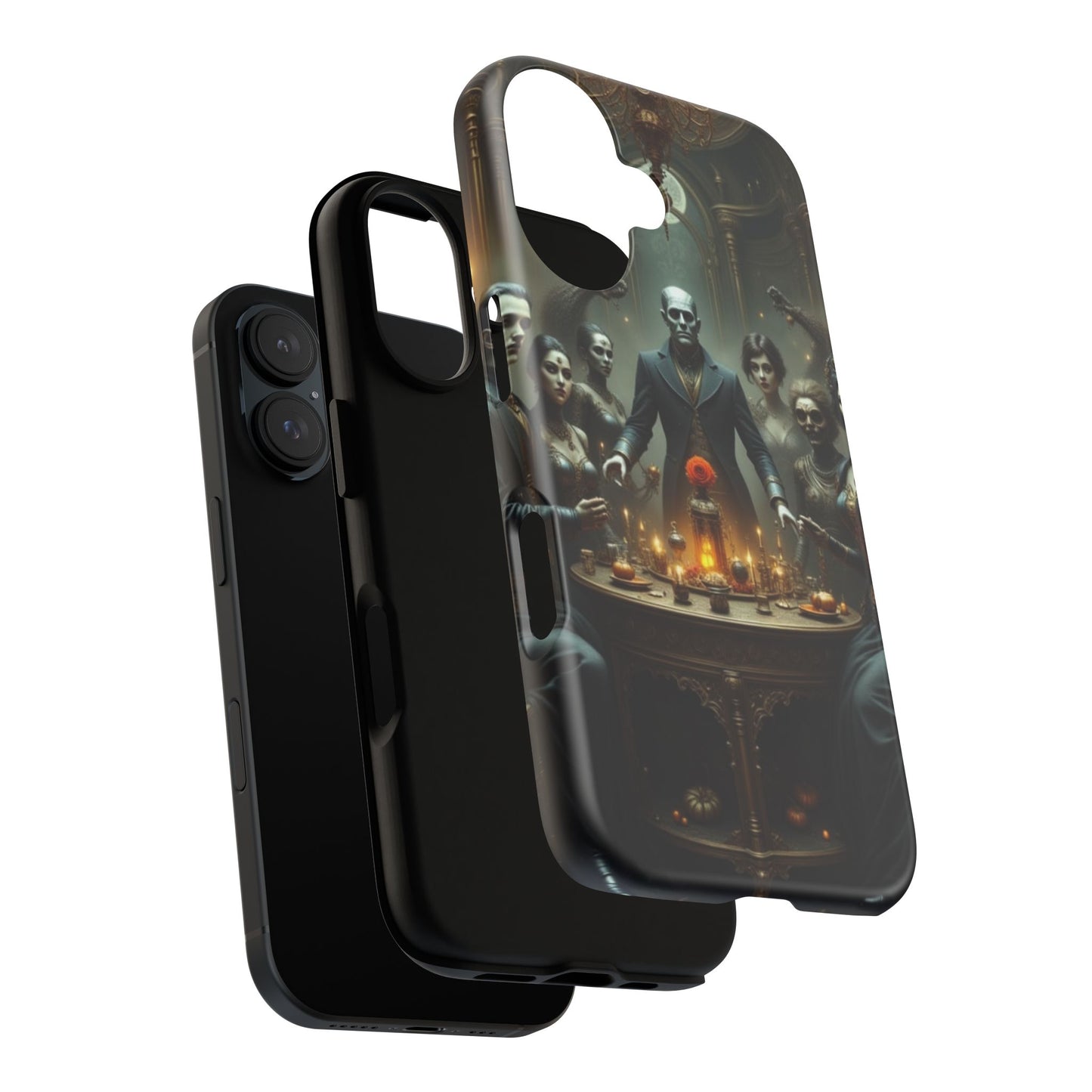 Gothic Phone Case, Unique Tough Cases, Dark Aesthetic Accessories, Perfect Gift for Halloween, Stylish Tech Protection