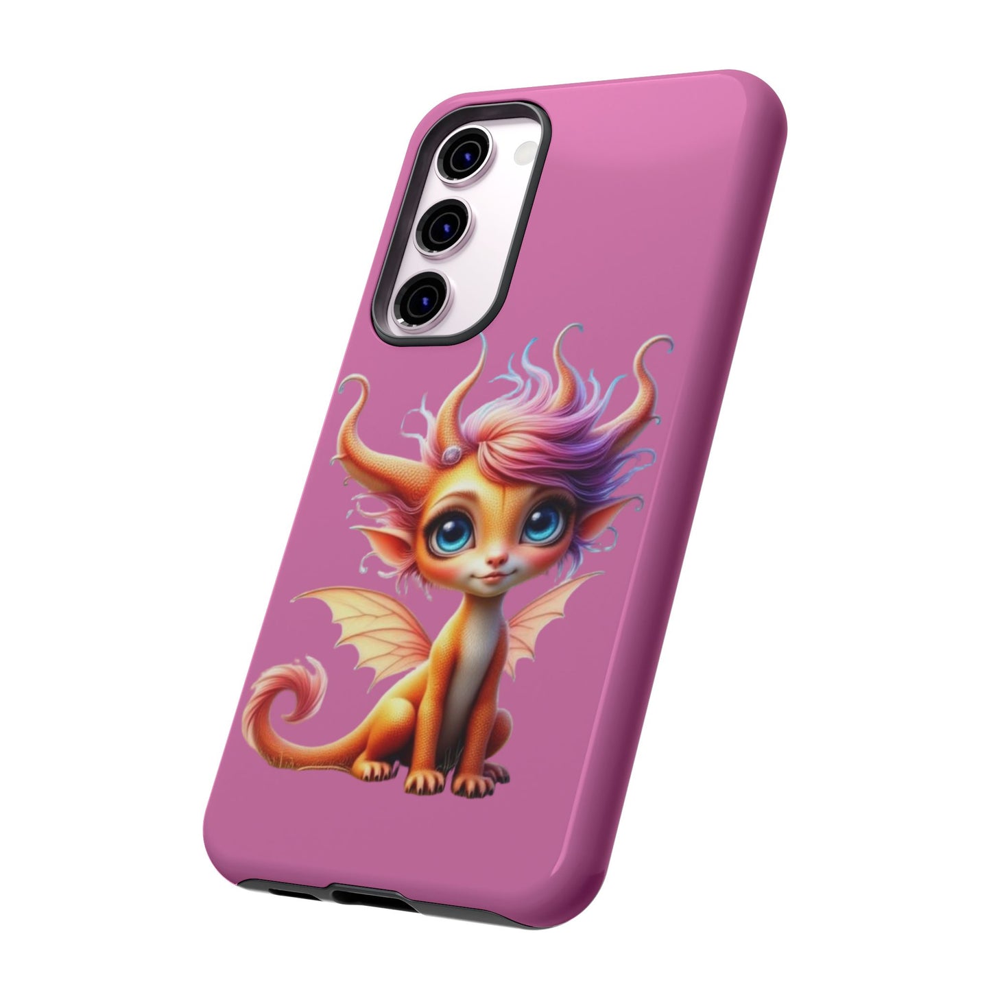 Dragon-Themed Phone Case, Cute Fantasy Phone Cover, Gifts for Kids, Magical Dragon Design, Birthday Present, Phone Accessories