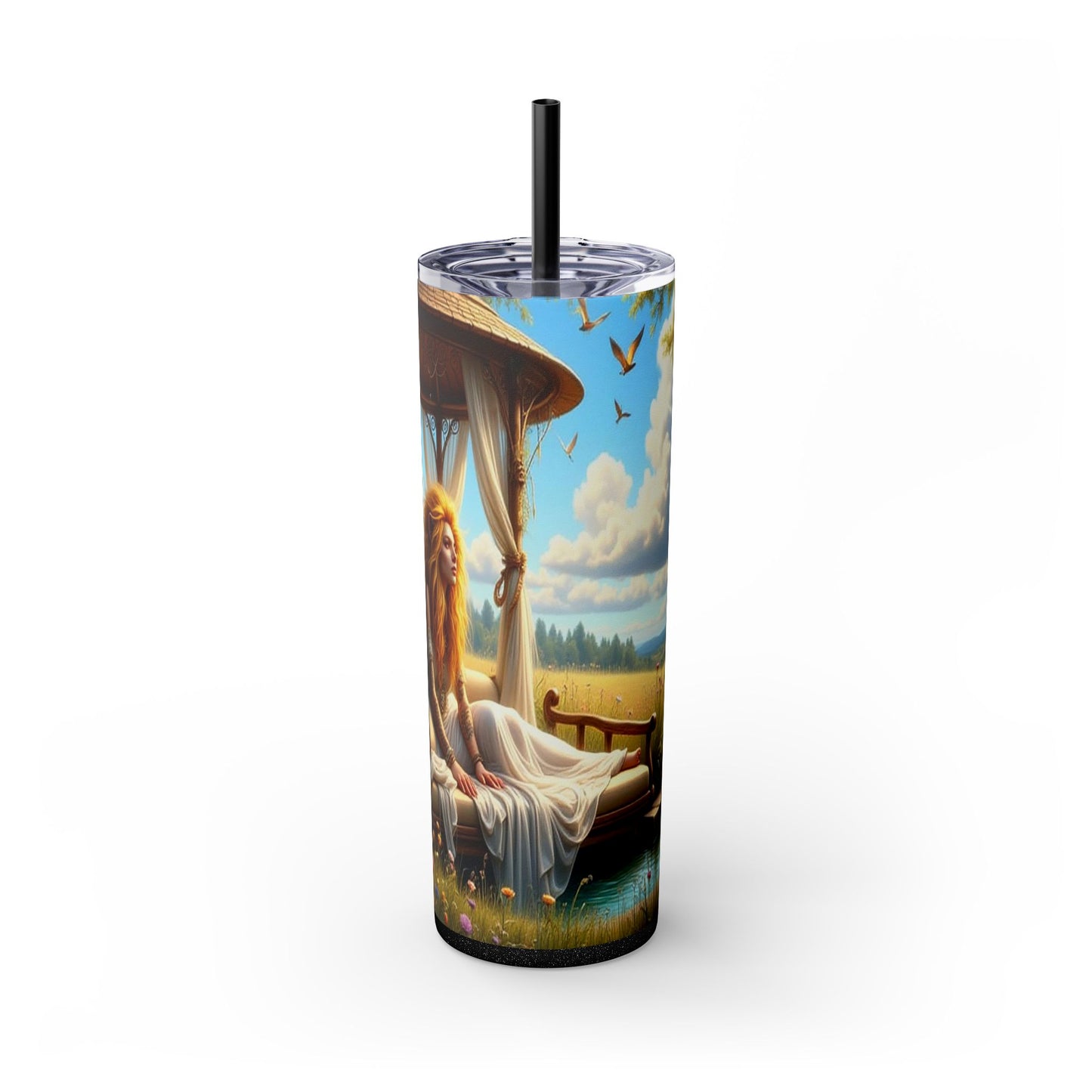 Zodiac Leo Tumbler with Straw, 20oz
