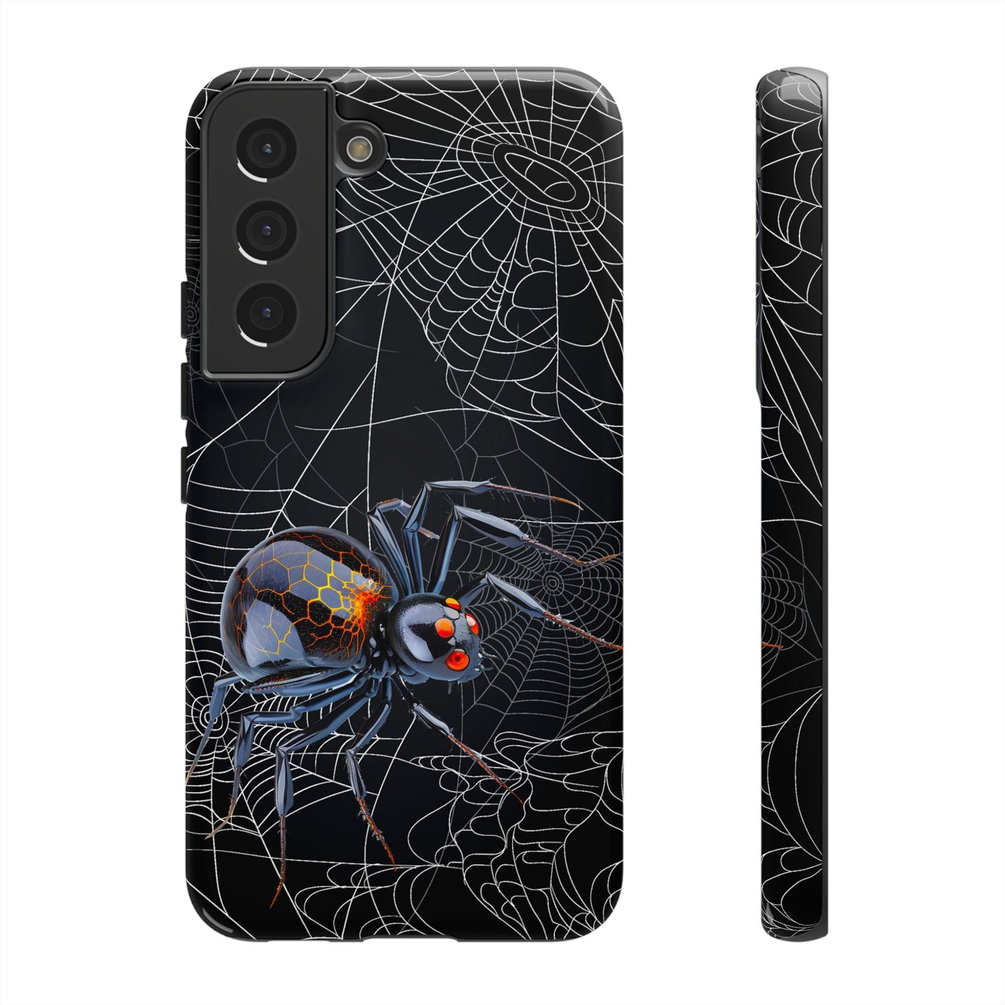 Spider Web Phone Case - Tough Cases for Halloween, Spooky Decor, Gift for Teens, Gothic Style, Unique Customizable Covers