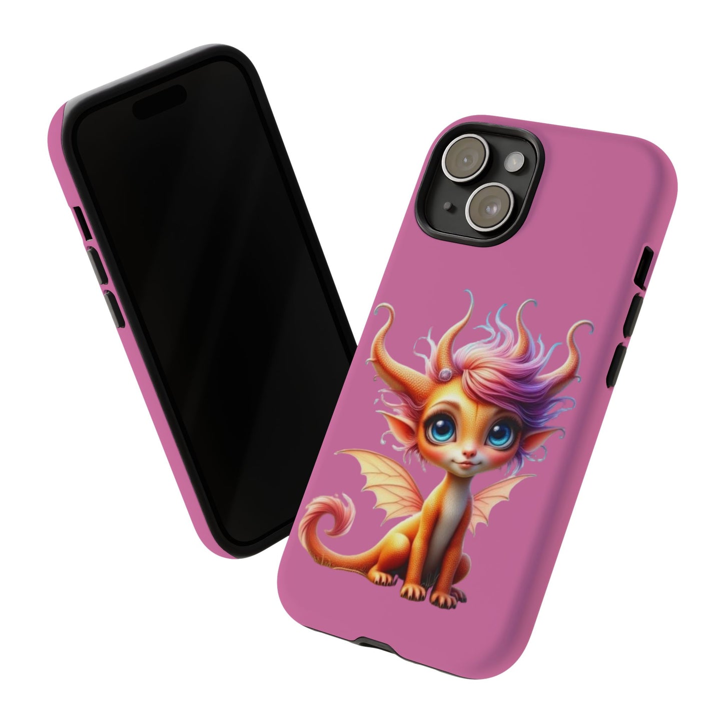 Dragon-Themed Phone Case, Cute Fantasy Phone Cover, Gifts for Kids, Magical Dragon Design, Birthday Present, Phone Accessories