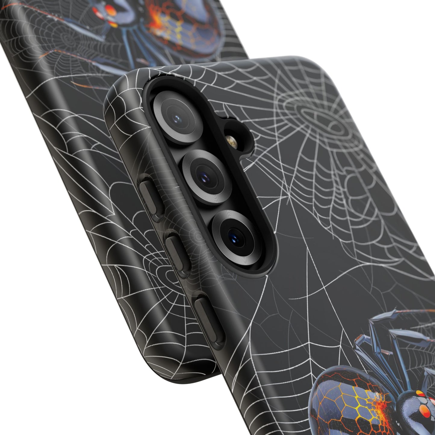Spider Web Phone Case - Tough Cases for Halloween, Spooky Decor, Gift for Teens, Gothic Style, Unique Customizable Covers